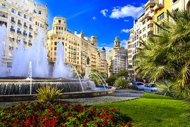 Valencia Stadt - Brunnen